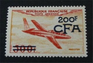 Nystamps French Reunion Stamp C44 Og H $45 Signed D25y3696