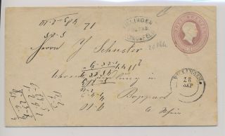 Lm78034 Germany Postal Stationery Cover With Good Cancels