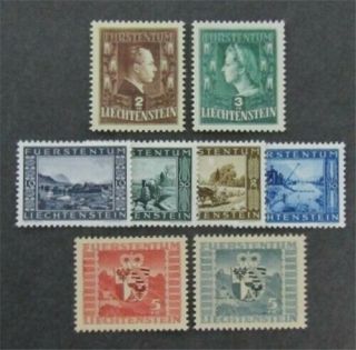 Nystamps Liechtenstein Stamp 192//222 Og H/nh $40 N6y1034
