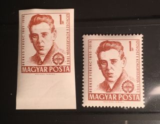 Hungary Magyar 1962 Medical Doctor Ferenc Berkes Mnh Imperf Proof,  Regular Issue