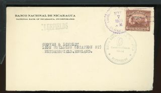 Nicaragua Postal History Lot 22 1929 Official 6c Bluefields - England $$$