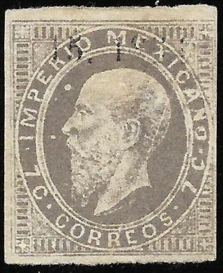 Mexico - 1866,  Maxi.  - 7c. , .  15 - 1866,  Tepeji Del Rio - - $150.  00