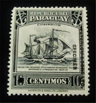 Nystamps Paraguay Stamp Waterlow Color Proof Mognh Only 100 Exist D25y2198