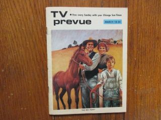 March 18 - 1973 Chicago Sun - Times Tv Maga (the Red Pony/clint Howard/maureen O 