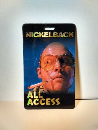Nickelback Backstage Pass Laminate All Access Laminate