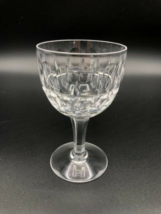 Vintage Stuart Clifton Park Crystal Claret Port Wine Glass,  4 3/8 " T,  2 1/2 " Dia