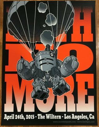 Faith No More Los Angeles 2015 Poster By Huck Gee - Signed/numbered