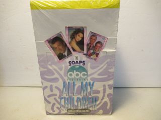 All My Children Trading Cards Box 1991 Abc Tv Soap Opera Usa Ship