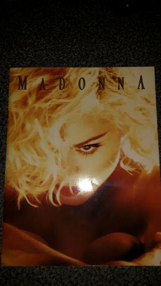 Madonna - Blond Ambition - Tour Programme With Ticket Stub