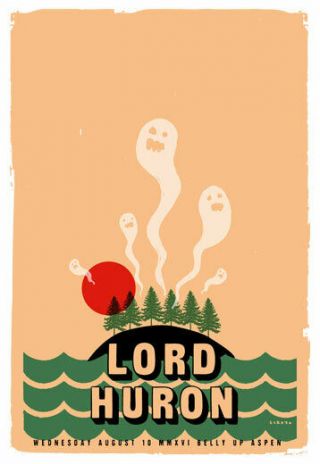 Lord Huron At The Belly Up Aspen Poster By Scrojo Lordhuron_1608