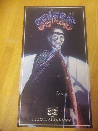 Genesis 1975 Poster 13q Radio April 1975