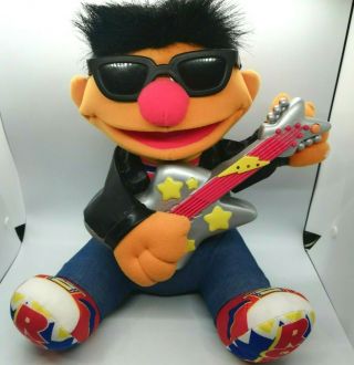 Watch Video Sesame Street 1998 Singing Ernie Rock’n’roll 13,  " Plush Toy Fast