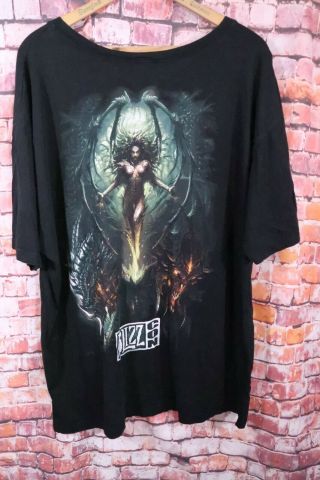 Blizzcon Blizzard 2010 World Of Warcraft Graphic Jinx T Shirt Size 2xl Black