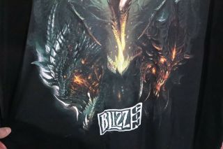BlizzCon Blizzard 2010 World of Warcraft Graphic Jinx T Shirt Size 2XL Black 2