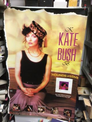 Kate Bush “hounds Of Love” Large Uk Poster Approximately 4o” X 60”