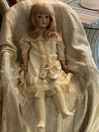 Antique Armand Marseille Germany Bisque Doll Large Size 34 " 390 A 16 M