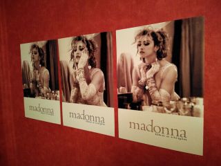 Madonna Like A Virgin 3 Set A3 Prints My Fear Is Fading Fast