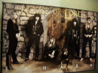 House Of Lords Large Rare 1990 Promo Poster From Sahara