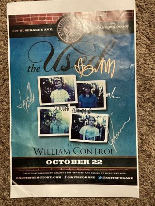 Autographed The 11x17 Poster All 4 Band Members