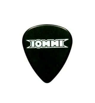 Black Sabbath Tony Iommi Signature Black Tour Guitar Pick - Ozzy Osbourne