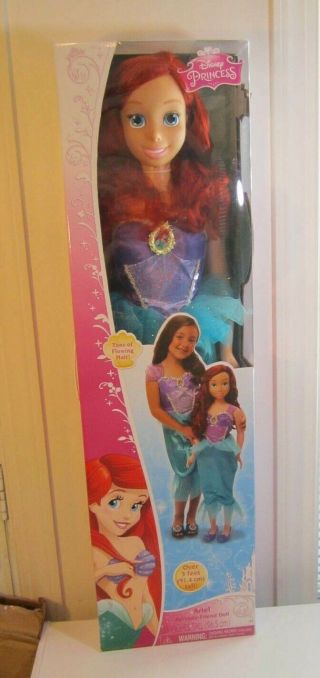 Disney Princess My Size Ariel Fairytale Friend Doll 3 Feet Tall