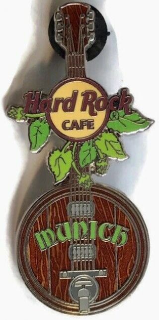 Hard Rock Cafe Munich Germany Souvenir Hrc Hat Pin Collectible Guitar