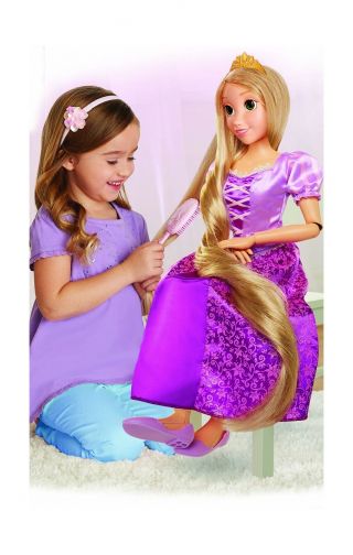 Disney Princess Rapunzel Dolls 32 " Brush Long Golden Hair Girls Toys