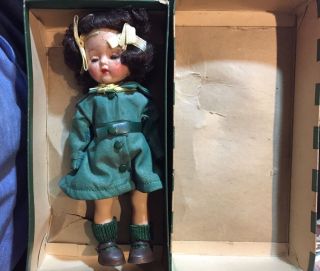 8” Vintage Terri Lee Ginger Girl Scouts Doll With Adorable Outfit & Box