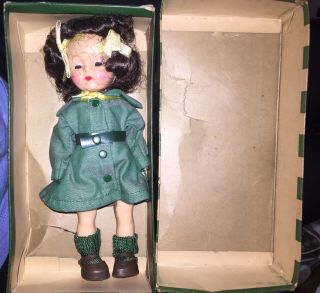 8” Vintage Terri Lee Ginger Girl Scouts Doll With Adorable Outfit & Box 2