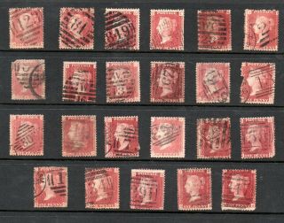 S.  G.  43 Id Red Plate 100 23 X Different Letter Positions