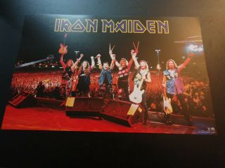 Iron Maiden Rock In Rio 1998 Promo Poster 11x17