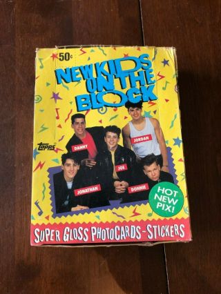 Nkotb 1989 Topps Kids On The Block Trading Cards Boxe