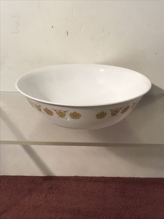Vintage Corelle By Corning Butterfly Gold Serving Bowl 8 1/2 "