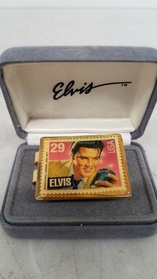 Elvis Presley Usps Commemorative Stamp Clip 1992