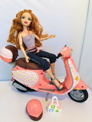Barbie My Scene Miami Getaway Kenzie Doll Articulated Rare - Vespa