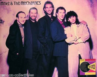 Genesis Mike & The Mechanics 1991 Word Of Mouth Promo Poster