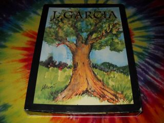Jerry Garcia Band Grateful Dead Greeting Card Irish Oak Tree Liquid Blue Box -