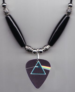 Pink Floyd Dark Side Of The Moon Guitar Pick Necklace