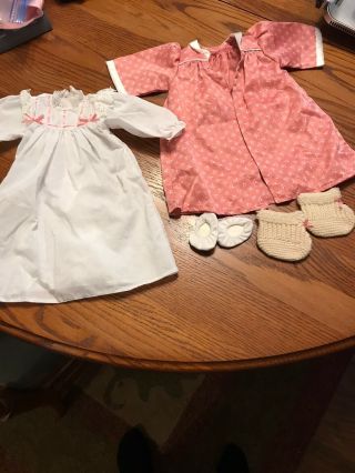 Pleasant Co.  American Girl Samantha Doll Retired Kimono Robe Nightgown Outfit