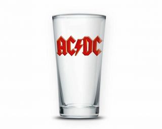 Ac/dc Classic Logo Pint Beer Glass In Printed Box