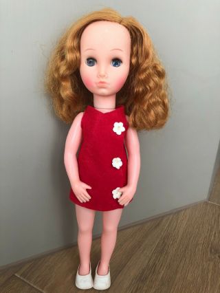 Vtg Hong Kong Furga Italy Alta Moda " Sylvie " Doll Clone - 14 " With Red Hair