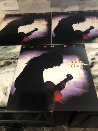 Brian May Of Queen 3 Promo Album Flats Of Solo Lp Back To The Light 1993