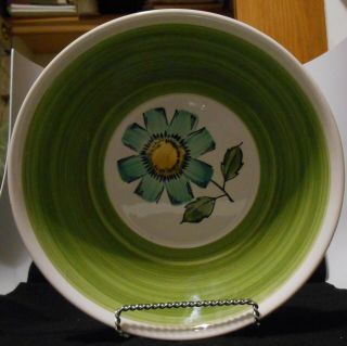 Vintage Rossini Ironstone Serving Bowl 9 1/4 " Japan Sunflower