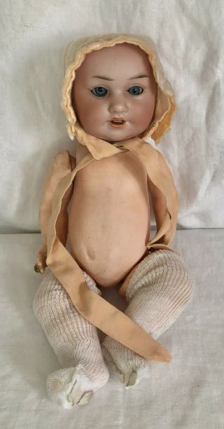 10” Antique German Baby,  Gb 329 A 2/0 M (george Borgfeldt For Armand Marseilles)