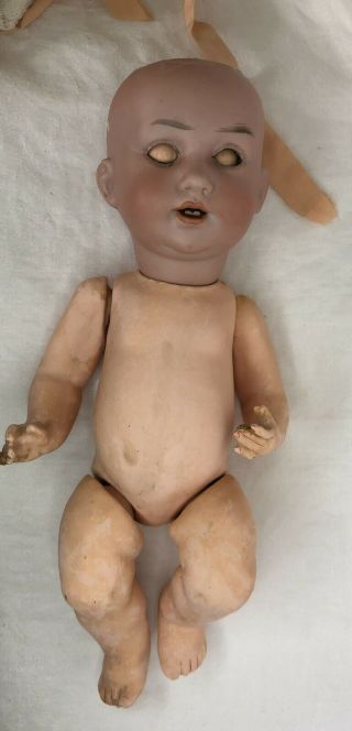 10” Antique German Baby,  GB 329 A 2/0 M (George Borgfeldt for Armand Marseilles) 3