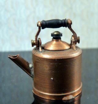 Vintage Artist Made Tea Kettle 1:12 Dollhouse Miniature
