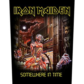 Iron Maiden Somewhere In Time 2011 Giant Back Patch 36 X 29 Cms Official Merch