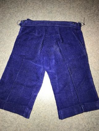 Terri - Jerri Lee Doll Clothing Corduroy Blue Pants Tagged 2