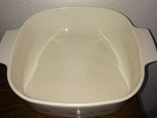 Vintage CorningWare Forever Yours 2 Quart Square Baking Dish and Glass Lid 3