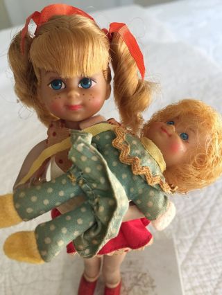 Vintage 1967 Family Affair Mattel Buffy And Mrs.  Beasley Tutti Size